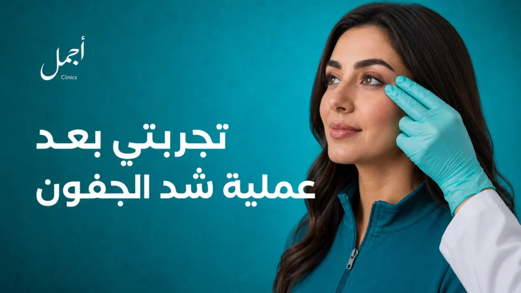 تجربتي بعد عملية شد الجفون - عيادات أجمل