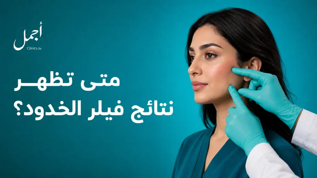 متى تظهر نتائج فيلر الخدود؟ - عيادات أجمل