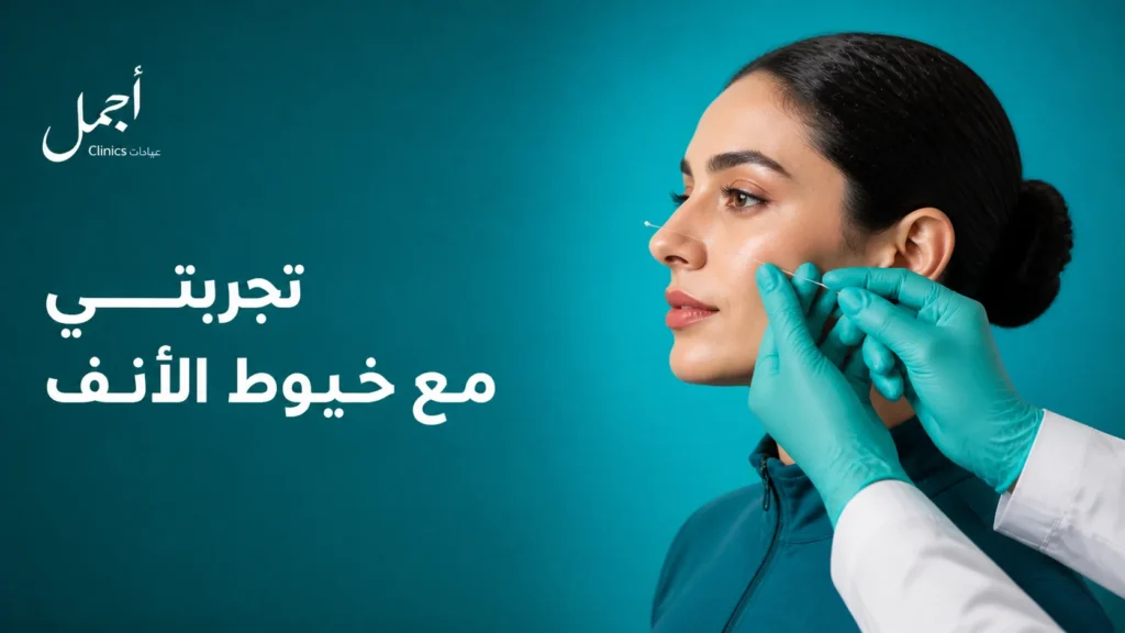 تجربتي مع خيوط الأنف - عيادات أجمل